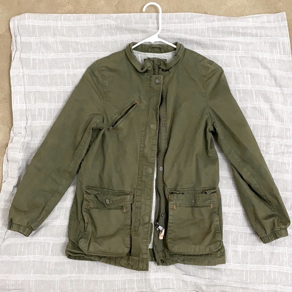 Cute girls navy parka